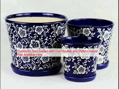 Bahçenizi burada bulunan dayanıklı ve şık seramik küplerimizle özelleştirin