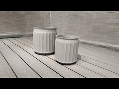 Kömür fırını için kullanılan el oyma lif çimento kavanozu Kamp yakıcıları ısıtıcı