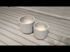 Fiber Clay Planter Döner Dondurma Dayanıklı Karakter Gereksinimlerinize göre