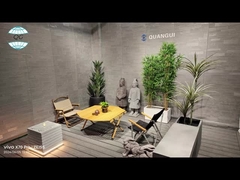 reçine dekoratif su çeşmeleri kapalı modern gri reçin şelalesi ışıklı bahçe su çeşmesi