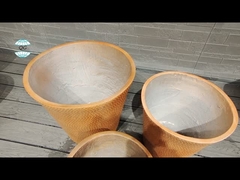 Kömür Fırını ve Kamp Yakıcıları için Özel Fiberclay Planter