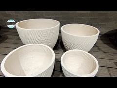 Dışarıda Yaşam Zamanı Fiber Clay Planter for Charcoal Oven Camping Burners Heater/Barbecue