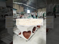 extra büyük beyaz düzensiz yuvarlak iplik kil bitki yetiştiricisi kavisli, akıcı hatlarıyla hafif kalıcı düşük bakımlı çiçek küpü tatil villa ofis dekorasyonu bahçe peyzaj projesi