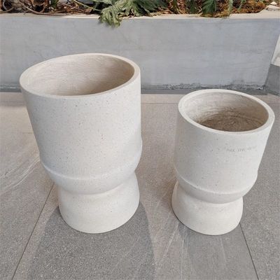 satın al Modern Kapalı Dışarı Fiber Clay Planter Döner 22 Lb Drainage Deliği ile online manufacture