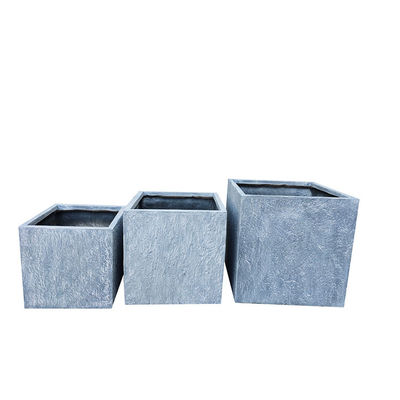 satın al Yuvarlak Fiber Clay Potlar Bahçe için Dondurma Dayanıklı Suya Karşı online manufacture