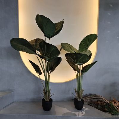 satın al Doğal yeşil yapraklı gerçekçi yapay fan hurma ağacı online manufacture