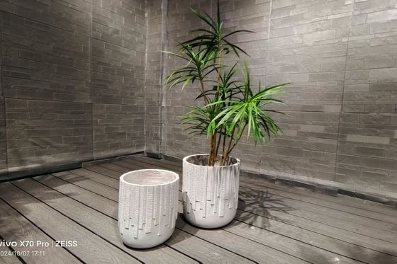 satın al 7-8 Yıllık Kapalı Bahçeler için Dayanıklı Fiber Clay Planter online manufacture
