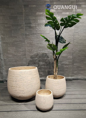 satın al D430*H480 Moden Fiber Clay Planter Bitkilerinizin Görünümünü Artırın online manufacture