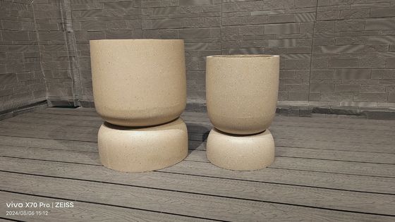 satın al Modern Tarzlı Fiber Clay Planter D460*H70 Hafif Ağırlıklı online manufacture