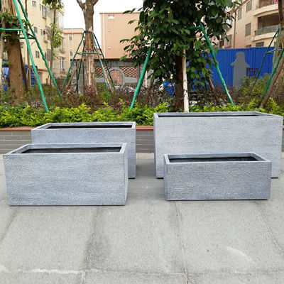 satın al Modern Tarzı Fiber Clay Planters Tozla Kaplı Bitirme online manufacture