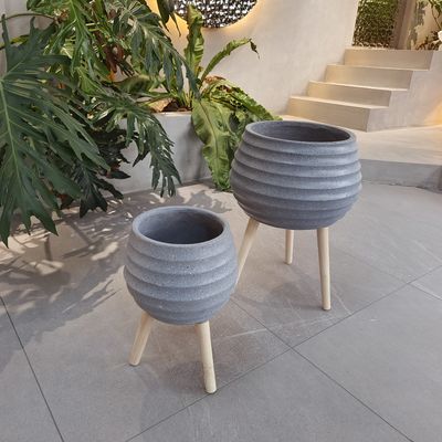 satın al Yüksek Dayanıklılık Fiber Clay Planters For Garden Fire Resistant online manufacture