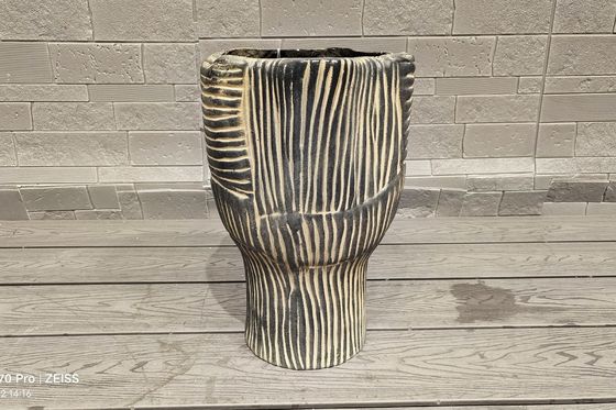 satın al Donmaya Dayanıklı Fiber Çimento Saksı, Kolay Dikim ve Bakım için Tahliye Delikleri online manufacture