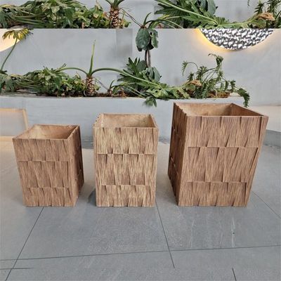 İçerideki ve dışardaki bitkiler için zarif Modern Tasarımlı Fiber Clay Planter Pot