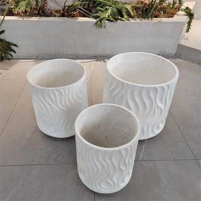 Çiçek ve Yeşil Bitkiler için Güçlendirilmiş 22 Kilogramlık Fiber Clay Planter
