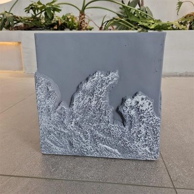 Minimalist Mavi Fiber Kil Ekmeci Avlu Dekorasyonu için Su geçirmez
