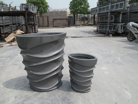 Modern Fiberglass Çiçek Çömlekleri İçeride Dışarıda Ev Bahçesi Dekorasyonu İçin