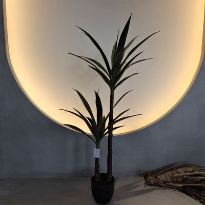 100-130cm ipek yapay yucca ağacı tüm hava koşullarına karşı su geçirmez sahte bitki