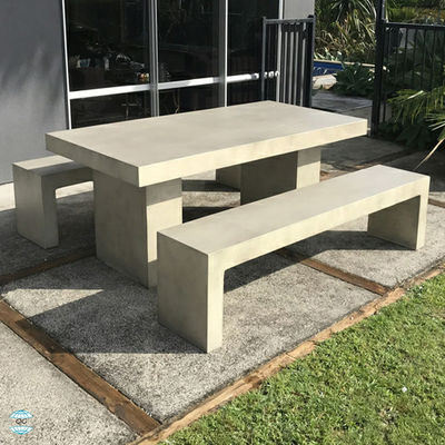 GRC Dış Çevre Beton Mobilya Modern Basit Oturma Odası Kaya Kahve Masası