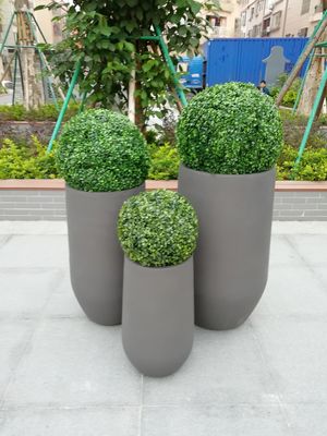 Minimalist tarzında uzun bitkiler için pürüzsüz yüzeyli güçlendirilmiş kil ekme makinesi