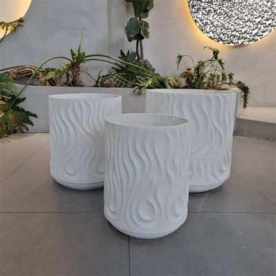 Çevre Çevre Barbekü için Yuvarlak Fiber Clay Planter Kamp Yakıcıları Isıtıcı Hayat süresi 5-6 Yıl