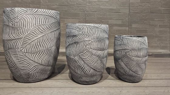 Özel Fiber Clay Planter Modern Stil ve Donma Direnci