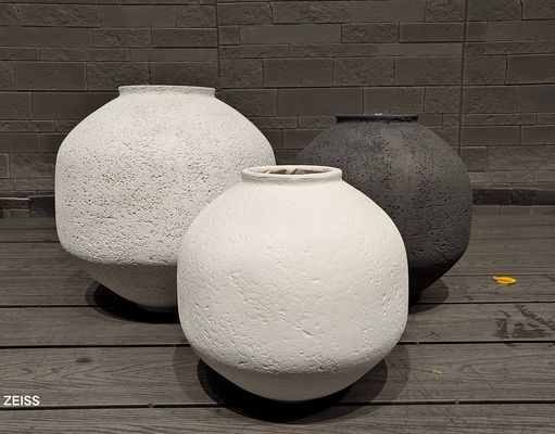 Özelleştirilmiş Fiber Kil Saksı ve Drenaj Delikleri Donmaya Dayanıklı